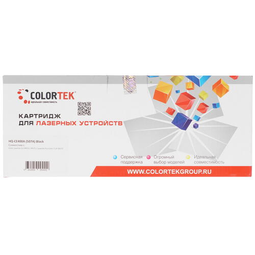 Купить Картридж лазерный Colortek CE400A (507A) Bk черный  5367213. Характеристики, отзывы и цены в Донецке
