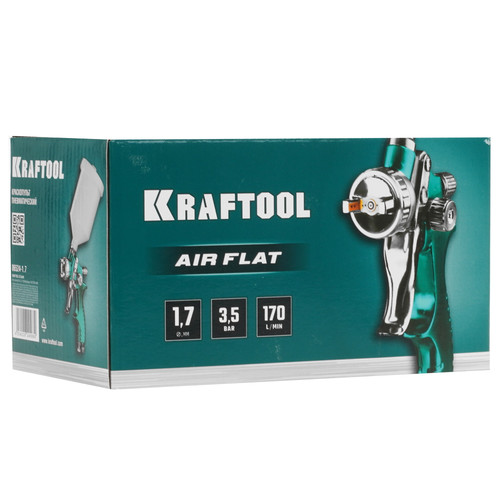 Купить Краскораспылитель KRAFTOOL 06524-1.7  9114780. Характеристики, отзывы и цены в Донецке