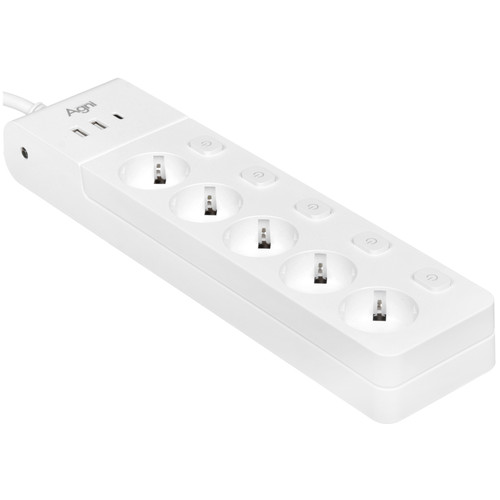 Купить Сетевой фильтр AGNI TP-FI3U5E-C белый  9289368. Характеристики, отзывы и цены в Донецке