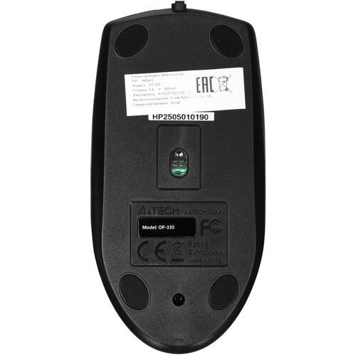 Купить Мышь проводная A4Tech OP-330  черный  5622007. Характеристики, отзывы и цены в Донецке