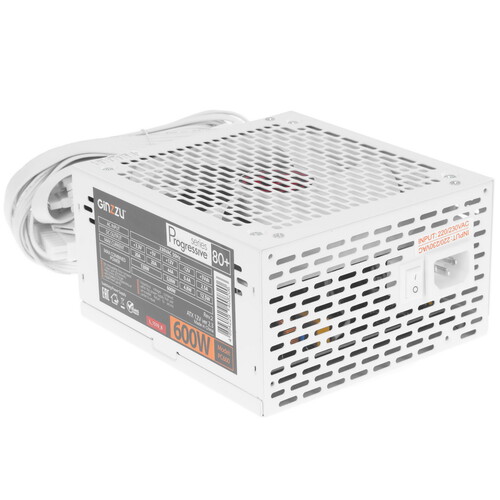 Купить Блок питания GiNZZU PC600 [PC600белый] белый  9230007. Характеристики, отзывы и цены в Донецке