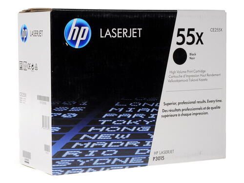 Купить Картридж лазерный HP 55X (CE255X) черный, с чипом  0119386. Характеристики, отзывы и цены в Донецке
