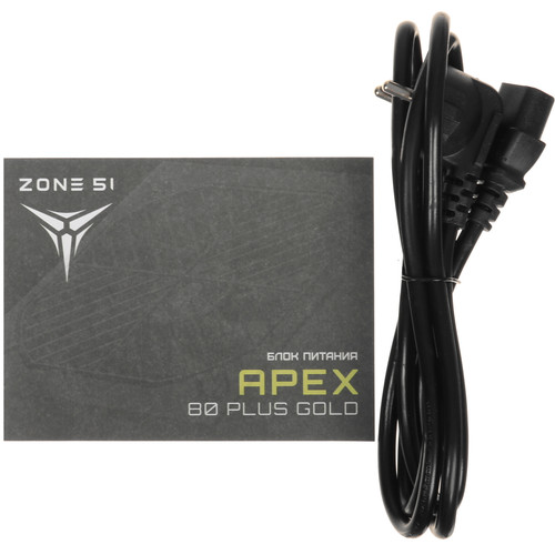 Купить Блок питания ZONE 51 APEX 850W 80 PLUS GOLD [Z51GLD850BK] черный  9420510. Характеристики, отзывы и цены в Донецке
