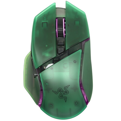Купить Мышь беспроводная/проводная Razer Basilisk V3 Pro 35K - Phantom Green Ed.  5632010. Характеристики, отзывы и цены в Донецке