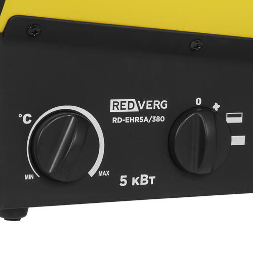 Купить Тепловая пушка электрическая RedVerg RD-EHR5A/380  5074248. Характеристики, отзывы и цены в Донецке