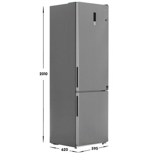 Купить Холодильник с морозильником   DEXP B4-33AMA серебристый  9245070. Характеристики, отзывы и цены в Донецке