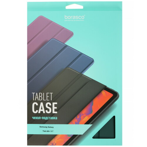 Купить Чехол-книжка BoraSCO для Samsung Galaxy Tab A9+ зеленый  5601856. Характеристики, отзывы и цены в Донецке