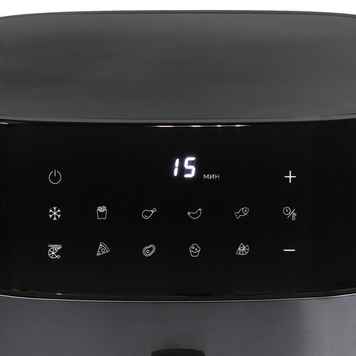 Купить Аэрогриль DEXP FamilyFry DAF-2208D черный  9260639. Характеристики, отзывы и цены в Донецке