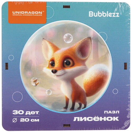 Купить Пазл Unidragon Bubblezz Лисенок 3+  9136939. Характеристики, отзывы и цены в Донецке