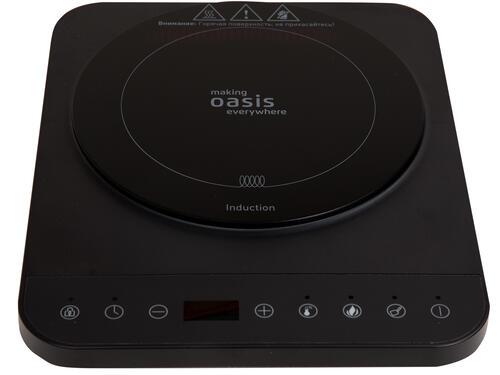 Купить Плита компактная электрическая Oasis РI-BK3S черный  9979892. Характеристики, отзывы и цены в Донецке