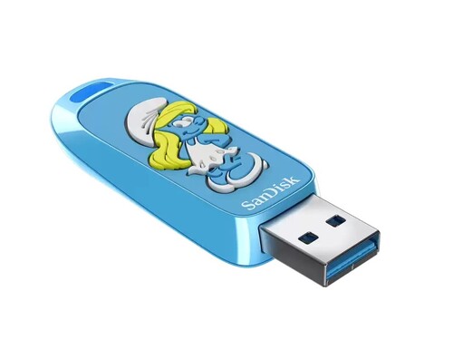 Купить Память USB Flash 256 ГБ Sandisk Smurf  5635910. Характеристики, отзывы и цены в Донецке