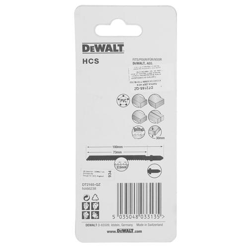 Купить Пилка для лобзика DeWalt DT2165  5303392. Характеристики, отзывы и цены в Донецке