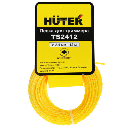 Купить Леска для триммеров Huter TS2412  8173437. Характеристики, отзывы и цены в Донецке