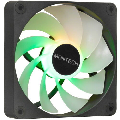 Купить Реверсный вентилятор Montech GF120R V2 ARGB  черный  5633036. Характеристики, отзывы и цены в Донецке