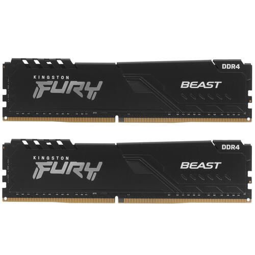 Купить Оперативная память Kingston FURY Beast Black [KF426C16BBK2/32] 32 ГБ  5053548. Характеристики, отзывы и цены в Донецке
