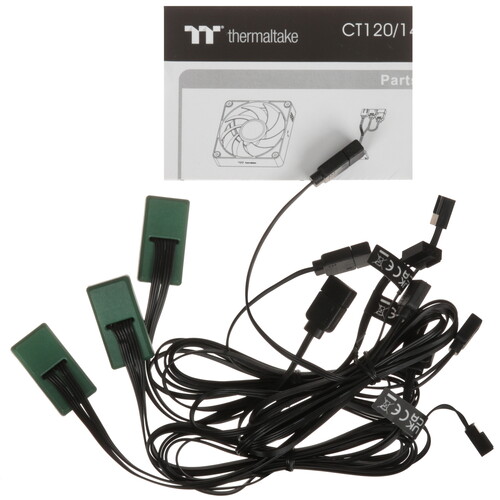 Купить Комплект вентиляторов Thermaltake CT120 EX ARGB Sync  5608985. Характеристики, отзывы и цены в Донецке