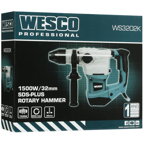 Купить Перфоратор Wesco WS3202K  5094312. Характеристики, отзывы и цены в Донецке