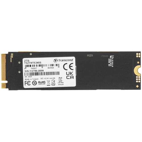 Купить 2000 ГБ M.2 NVMe накопитель Transcend MTE245S [TS2TMTE245S]  5453631. Характеристики, отзывы и цены в Донецке