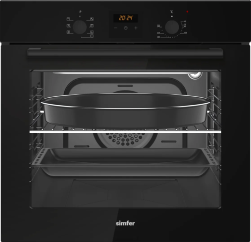 Купить Электрический духовой шкаф Simfer B6EB68077 черный  9240922. Характеристики, отзывы и цены в Донецке