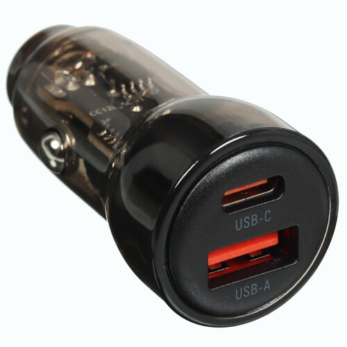 Купить Автомобильное ЗУ TFN USB/USB-C PD черный  9258287. Характеристики, отзывы и цены в Донецке