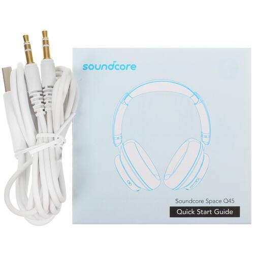 Купить Беспроводные/проводные наушники Soundcore Space Q45 белый  5097923. Характеристики, отзывы и цены в Донецке