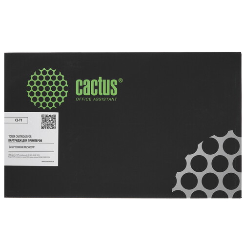 Купить Картридж лазерный Cactus CS-T1 черный, с чипом  9065506. Характеристики, отзывы и цены в Донецке