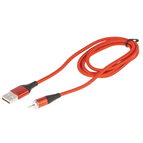 Купить Кабель круглый JETACCESS Lightning 8-pin - USB 2.0 Type-A красный 1 м  5617824. Характеристики, отзывы и цены в Донецке