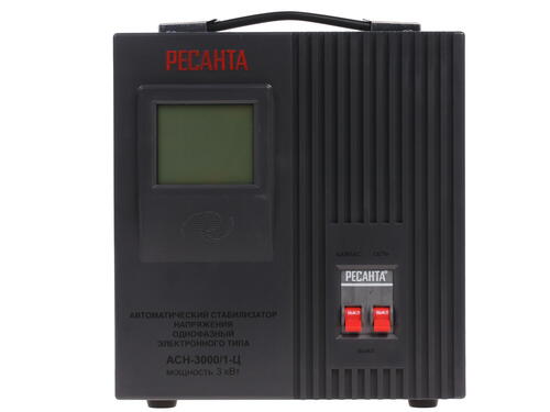 Купить Стабилизатор напряжения Ресанта АСН-3000/1-Ц  1026003. Характеристики, отзывы и цены в Донецке