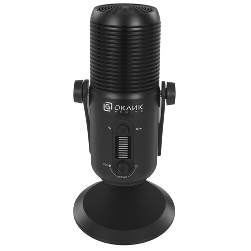 Купить Микрофон Оклик SM-400G черный  9211397. Характеристики, отзывы и цены в Донецке