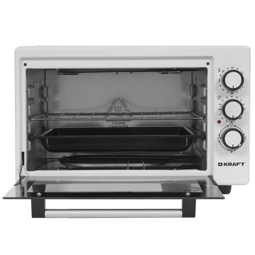 Купить Мини-печь Kraft KF-MO 3800 W белый  5083459. Характеристики, отзывы и цены в Донецке