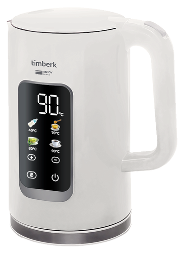 Купить Электрочайник Timberk T-EK21S05 белый  9203291. Характеристики, отзывы и цены в Донецке