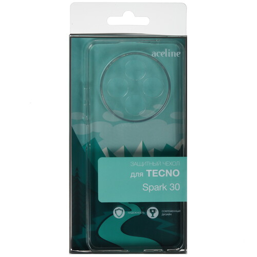 Купить Накладка  Aceline Silicone для Tecno SPARK 30 4G прозрачный  5490705. Характеристики, отзывы и цены в Донецке