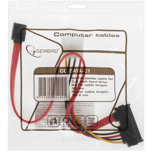 Купить Переходник для накопителя Cablexpert CC-SATA-C1  4820870. Характеристики, отзывы и цены в Донецке