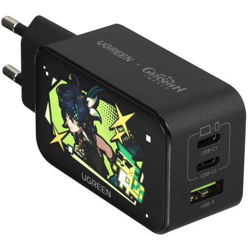 Купить Сетевое зарядное устройство Ugreen Nexode Genshin Impact черный  9251026. Характеристики, отзывы и цены в Донецке