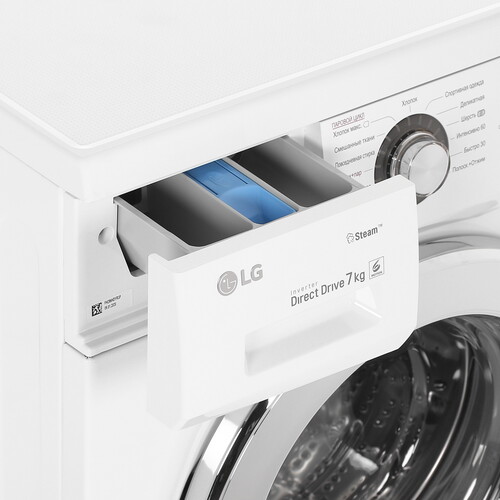 Купить Стиральная машина LG F1296HDS3 белый  1613309. Характеристики, отзывы и цены в Донецке