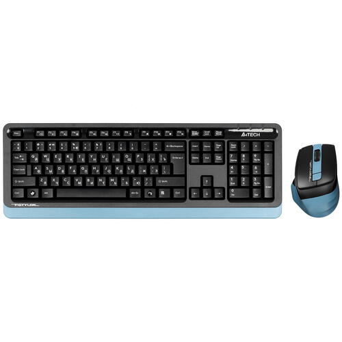 Купить Клавиатура+мышь беспроводная   A4Tech Fstyler FG1035 черный  5424251. Характеристики, отзывы и цены в Донецке