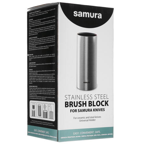 Купить Подставка для ножей Samura KBM-100/K серебристый  4816452. Характеристики, отзывы и цены в Донецке