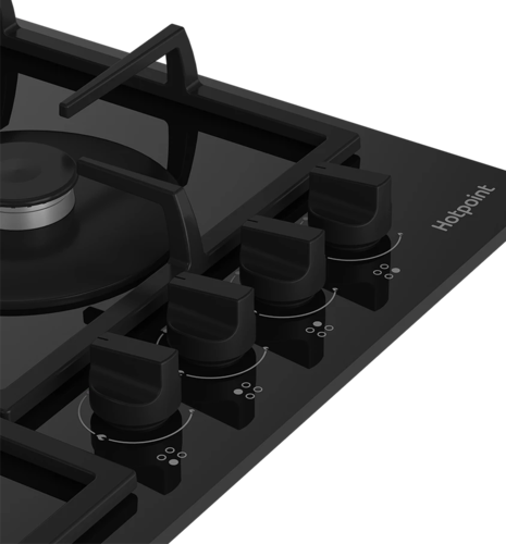 Купить Газовая варочная поверхность Hotpoint HG 62FA/BK  9279935. Характеристики, отзывы и цены в Донецке