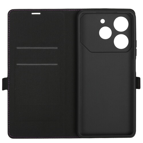 Купить Чехол-книжка  BoraSCO Book Case для Tecno POVA 6 Neo фиолетовый  5493037. Характеристики, отзывы и цены в Донецке