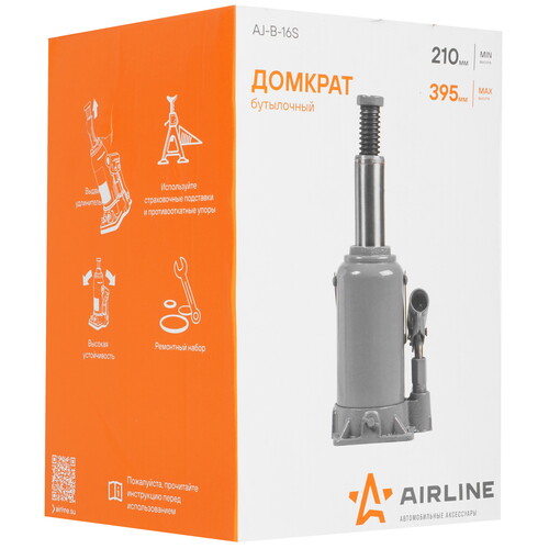Купить Домкрат Airline AJ-B-16S  9103025. Характеристики, отзывы и цены в Донецке