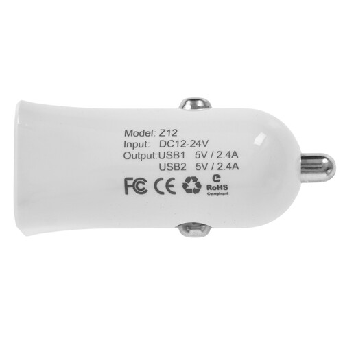 Купить Автомобильное ЗУ Hoco Z1 белый  9237896. Характеристики, отзывы и цены в Донецке