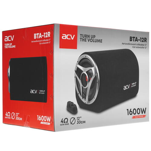 Купить Автосабвуфер активный ACV BTA-12R  5409455. Характеристики, отзывы и цены в Донецке