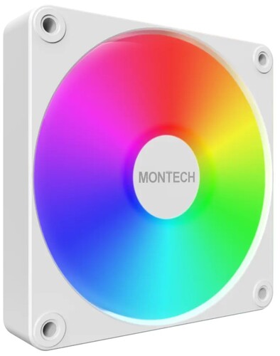 Купить Реверсный вентилятор Montech GF120R V2 ARGB  белый  5633038. Характеристики, отзывы и цены в Донецке