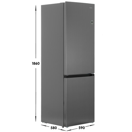 Купить Холодильник с морозильником   DEXP B2-32AHA серебристый  9089397. Характеристики, отзывы и цены в Донецке