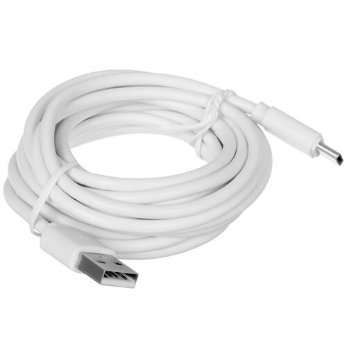 Купить Кабель круглый FinePower USB Type-C - USB 2.0 Type-A белый 3 м  4834148. Характеристики, отзывы и цены в Донецке