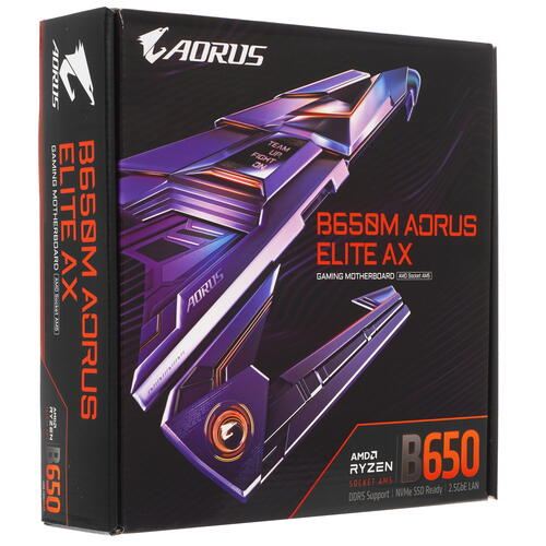 Купить Материнская плата GIGABYTE B650M AORUS ELITE AX  5077400. Характеристики, отзывы и цены в Донецке