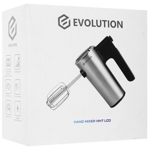 Купить Миксер EVOLUTION HM7 LCD серебристый  9208790. Характеристики, отзывы и цены в Донецке