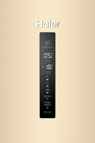 Купить Холодильник с морозильником   Haier C4F640CGGU1 золотистый  9954136. Характеристики, отзывы и цены в Донецке