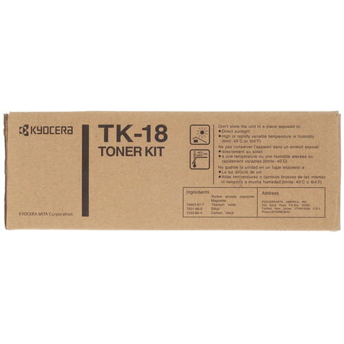 Купить Картридж лазерный Kyocera TK-18 черный  0022475. Характеристики, отзывы и цены в Донецке