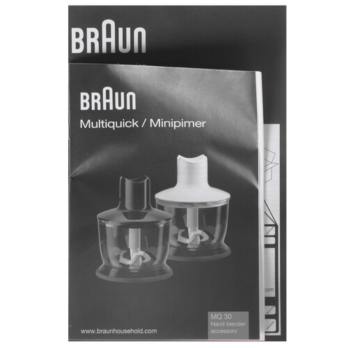 Купить Насадка-измельчитель Braun MQ30  4765739. Характеристики, отзывы и цены в Донецке
